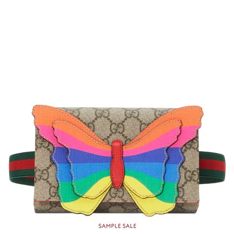 gucci butterfly belt bag